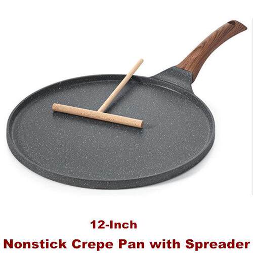 Nonstick Crepe Pan Pancake Flat Skillet Tawa Griddle