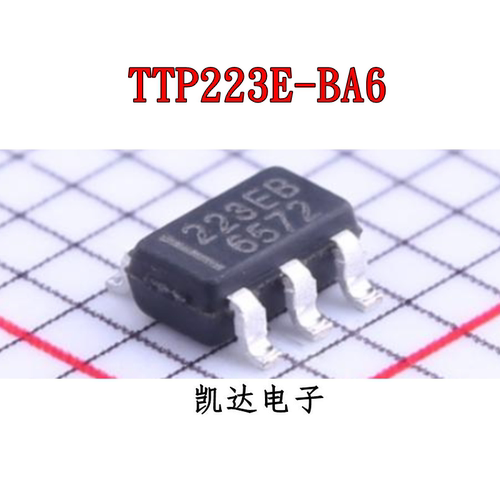 TTP223E-BA6 丝印223EB SOT23-6封装 触摸芯片 全新原装IC