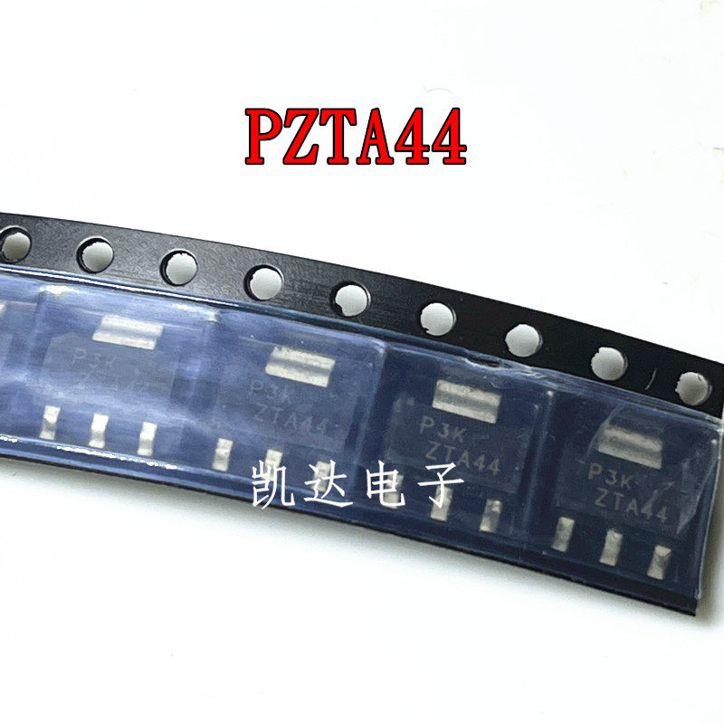 PZTA44 丝印ZTA44 400V0.3A 贴片三极管 SOT223封装 全新 - 实物图