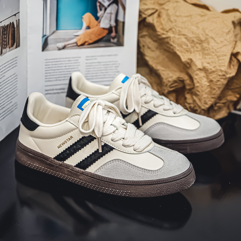 俩条杆徳训鞋运动休闲滑板鞋潮流百搭鞋帆布鞋XZ517-1XZ9995P65，男鞋休闲鞋，星座517-1