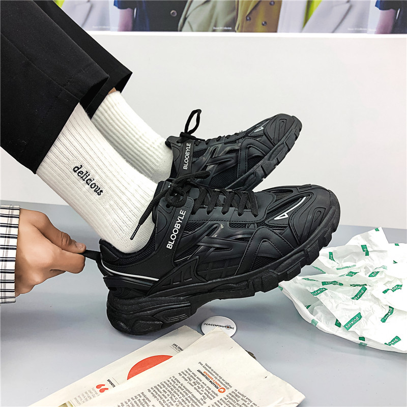 新款港风ins运动鞋男韩版休闲复古增高老爹鞋XZ517-1 XZ988 P65图片