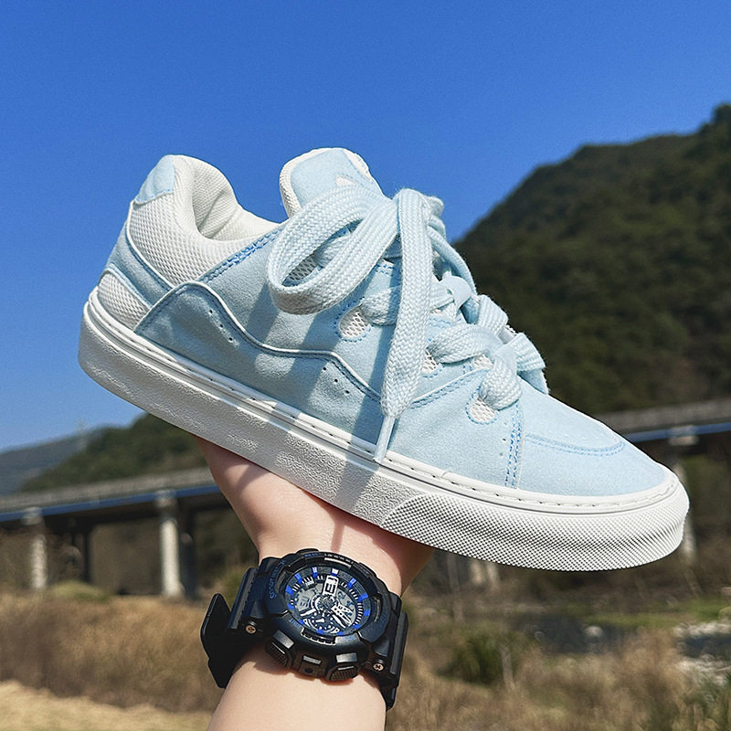 2024春季新款韩版情侣面包鞋男滑板鞋学生板鞋XZ517-1XZ7100P50,男鞋休闲鞋,星座517-1