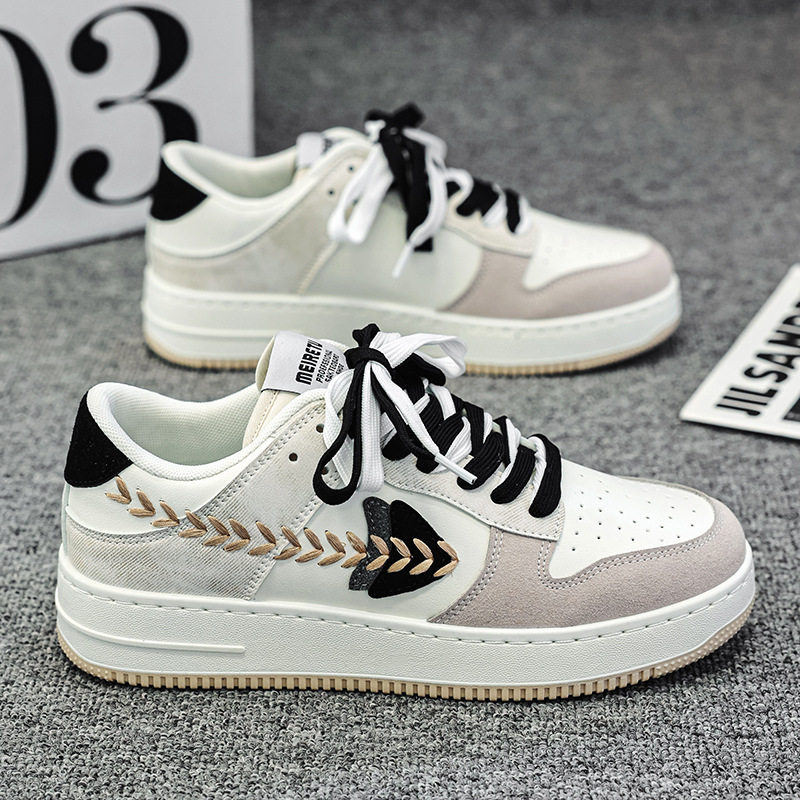 潮鞋百搭韩版网红男秋款低帮复古休闲板鞋XZ517-1XZ916P55,男鞋休闲鞋,星座517-1