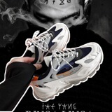 2021春季新款潮流老爹鞋港风运动鞋男休闲鞋XZ517-1XZ9602P55，男鞋低帮鞋，星座517-1