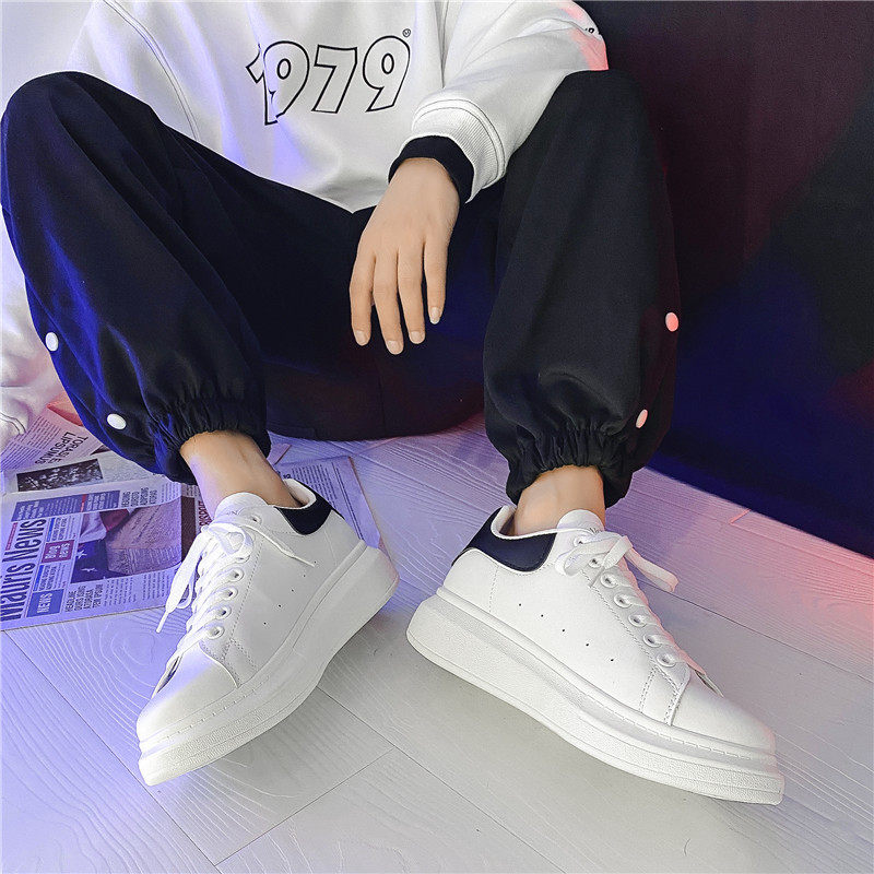 网红男百搭厚底增高运动鞋学生板鞋麦昆同款XZ517-1XZ1001P45,男鞋休闲鞋,星座517-1