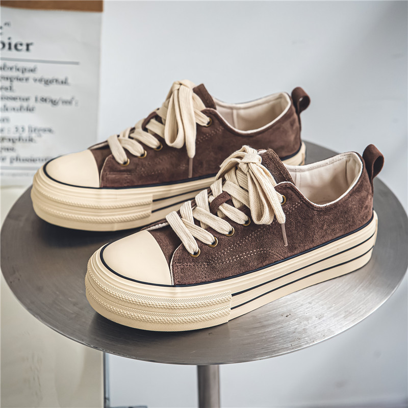 秋新款厚底情侣板鞋女同款帆布鞋基础款鞋XZ517-1XZ9976P60，男鞋帆布鞋，星座517-1