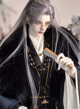 【重阙单品】糖糖制衣重阙bjd娃衣 原创古风娃衣75叔毛领披风斗篷