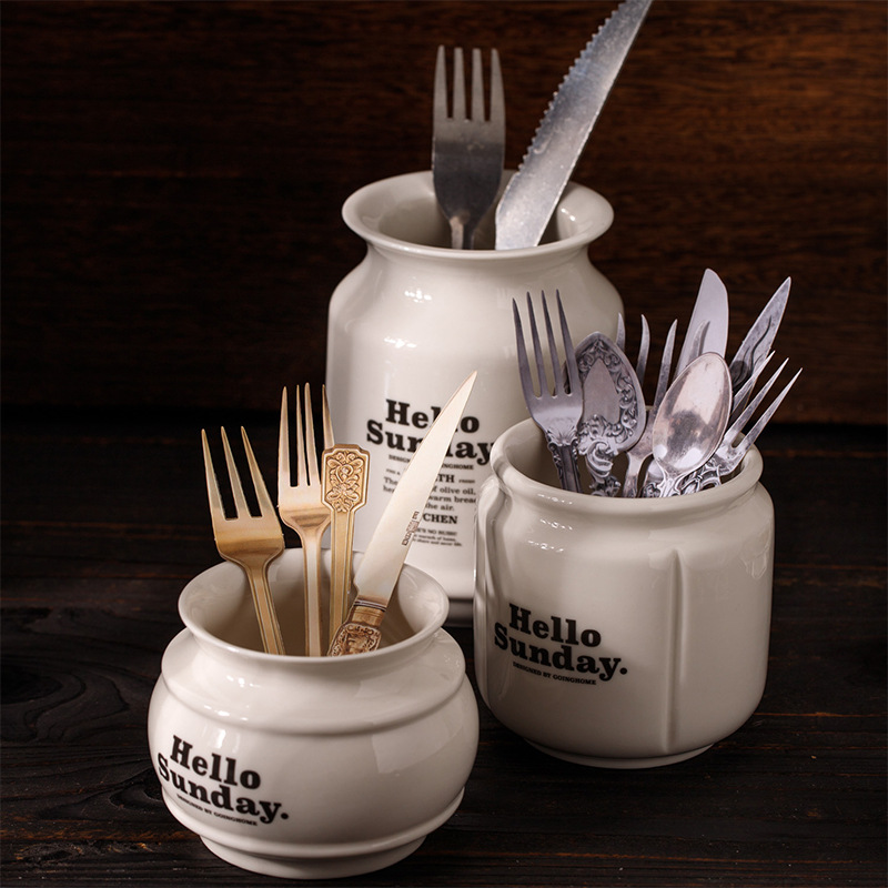 古典餐具系列硬卡贴纸包10张入 复古刀叉主题手帐装饰打底素材贴