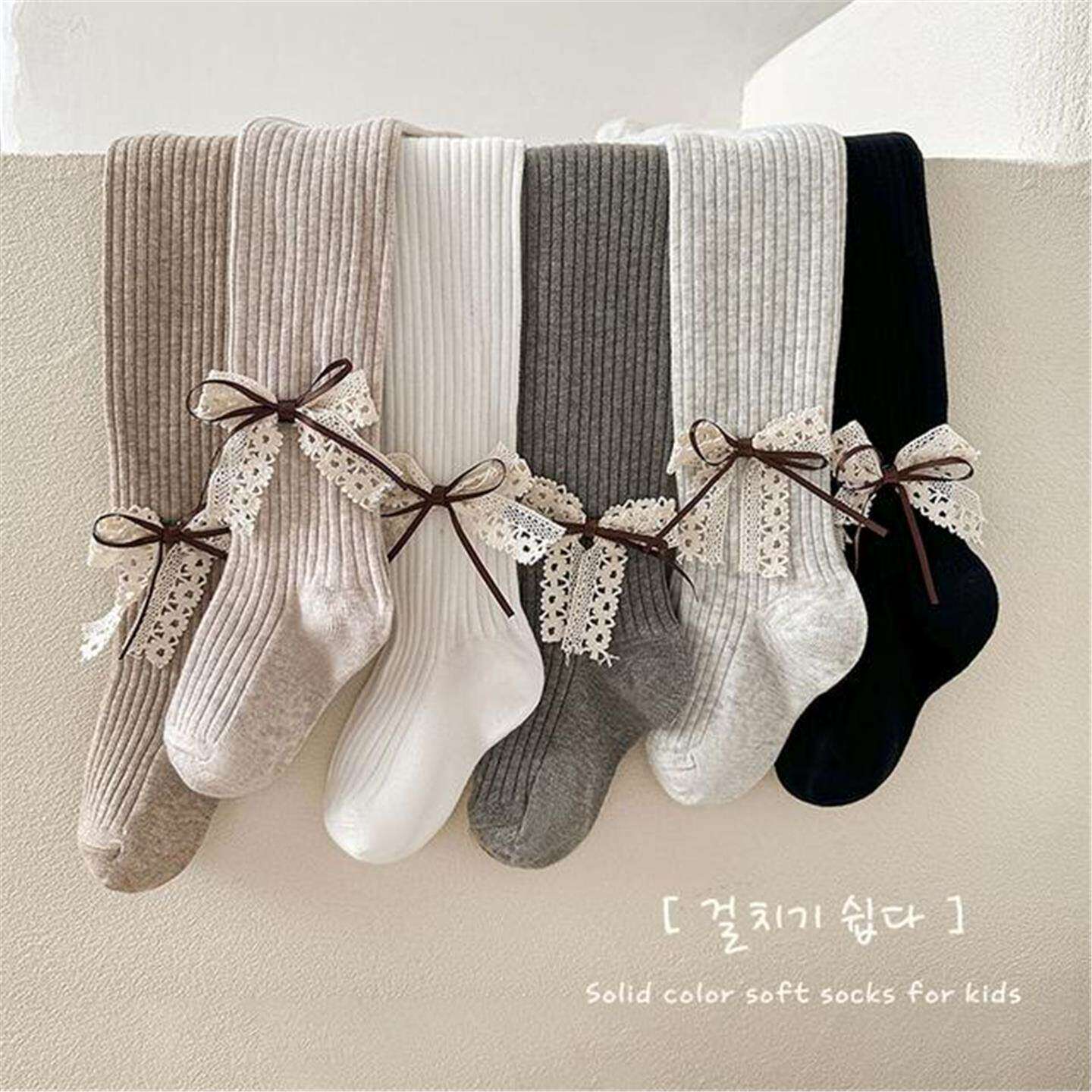 女童打底裤春秋薄款中大童白色外穿打底袜宝宝连脚春季儿童连裤袜