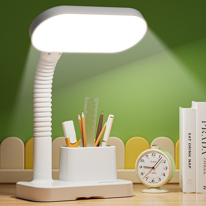 新疆西藏包邮LED护眼台灯学习专用带插座一体阅读灯学生宿舍儿童