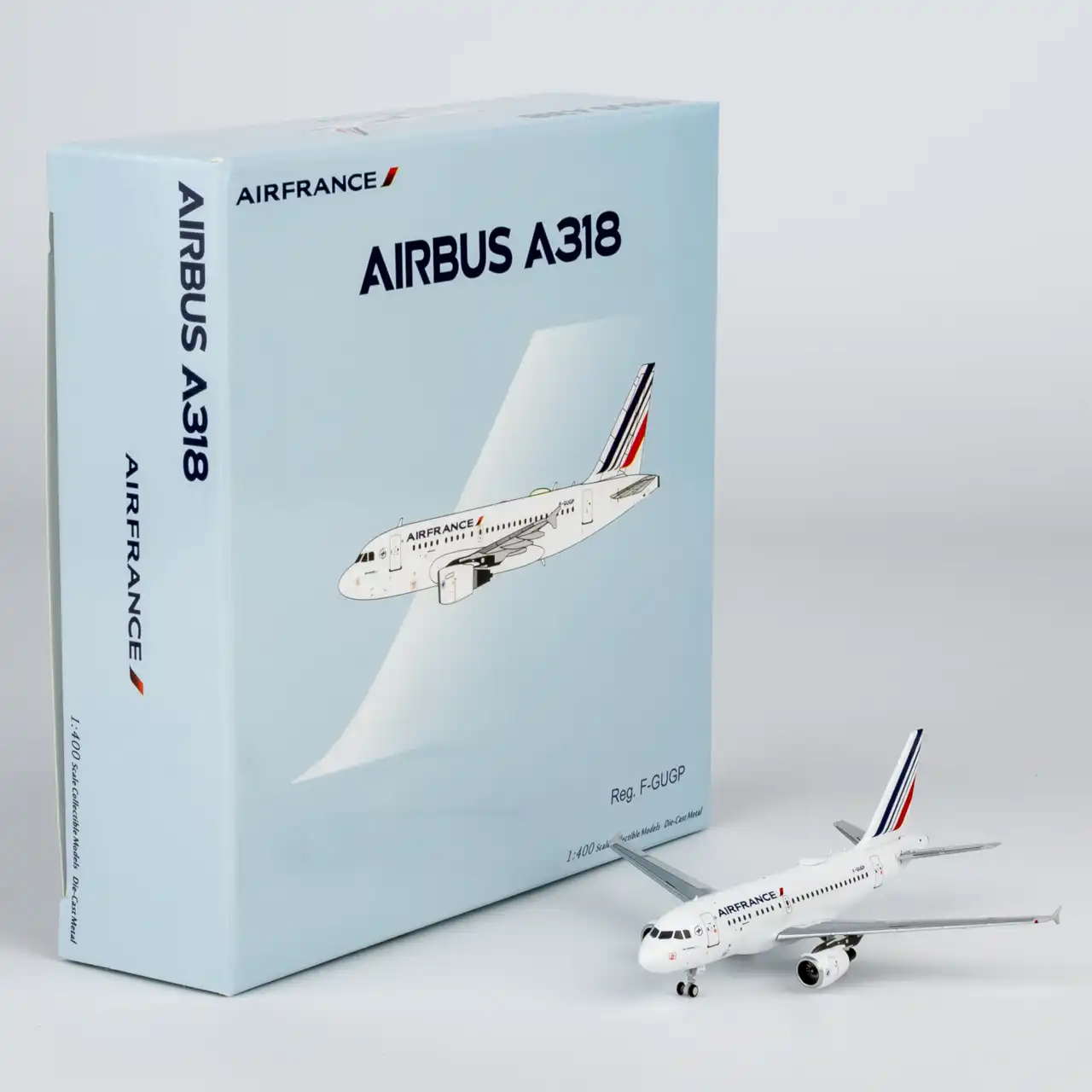 thumbnail for NG 1:400 Air France A318-100 F-GUGP Alloy Aircraft Model Passenger Aircraft Model 48022