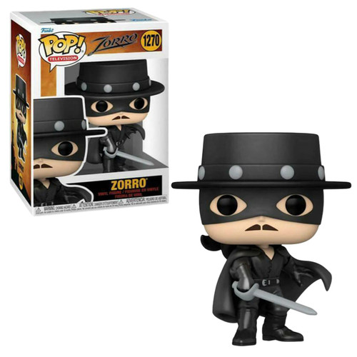 Funko POP佐罗Zorro周边欧洲黑侠剑士阿兰德龙饰经典公仔手办