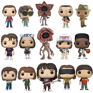 Funko POP怪奇物语食人花十一卢卡斯南希达斯汀威尔霍珀艾迪手办