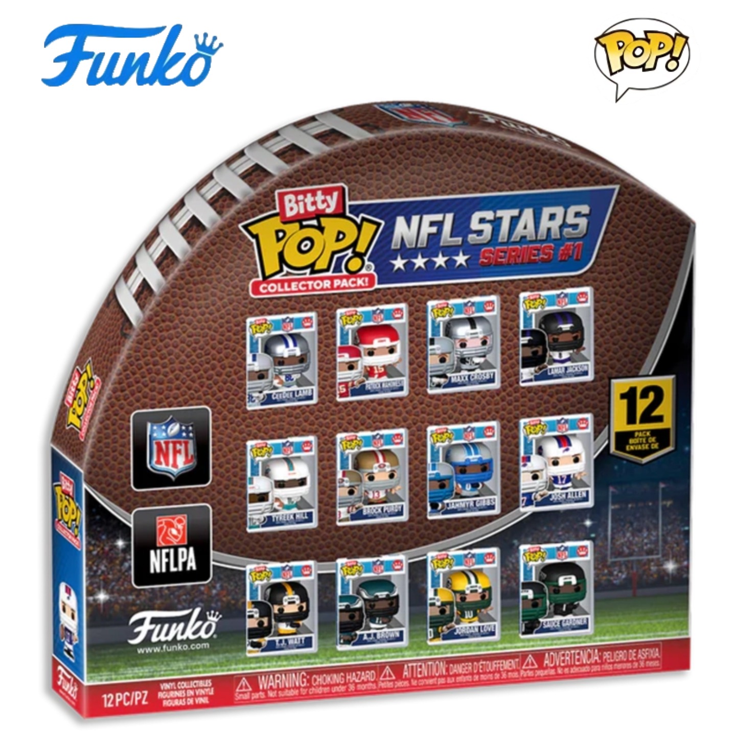 FunkoBitty橄榄球星迷你手办