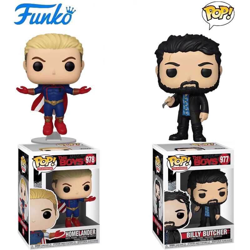 Funko POP 黑袍纠察队The Boys周边美剧祖国人 屠夫比利公仔手办