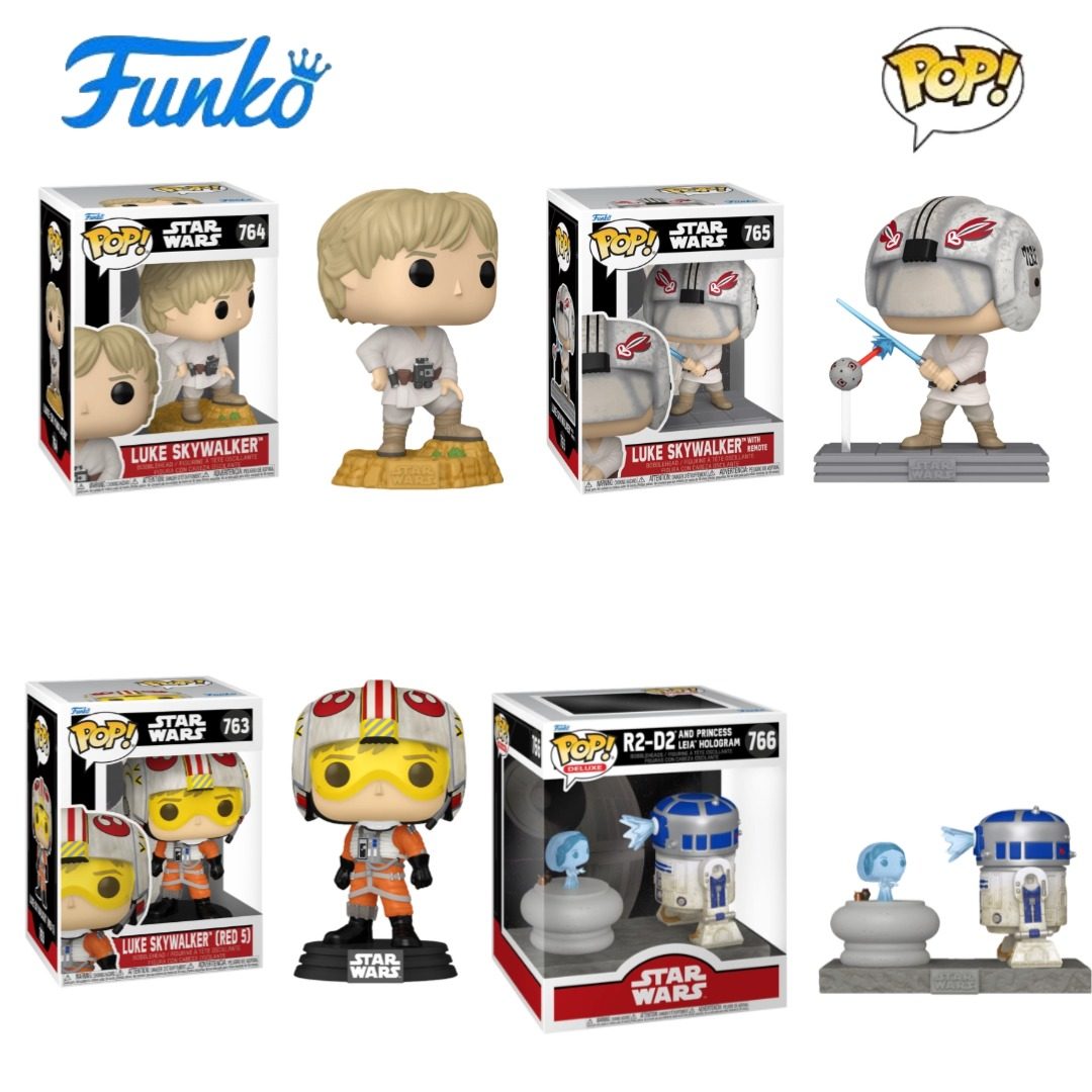 Funko POP 星球大战Star Wars 卢克天行者公仔手办摇头R2-D2