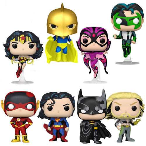 漫画正义联盟海王绿灯侠手办