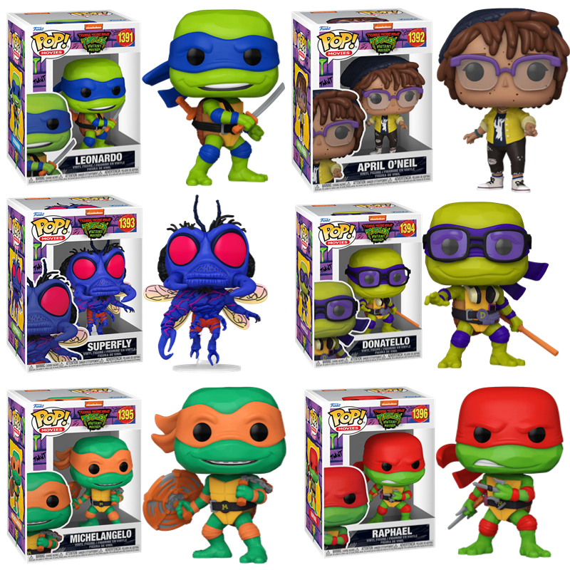 Funko POP 2023忍者神龟 大乱斗 Teenage Mutant Ninja Turtles
