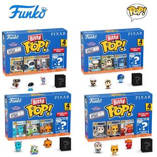 怪兽电力公司机器人总动员 皮克斯动漫迷你盒4个装 Funko Bitty