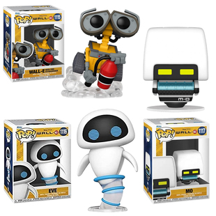 Funko POP机器人总动员周边walleEVE伊娃 wall-e瓦力 mo公仔手办