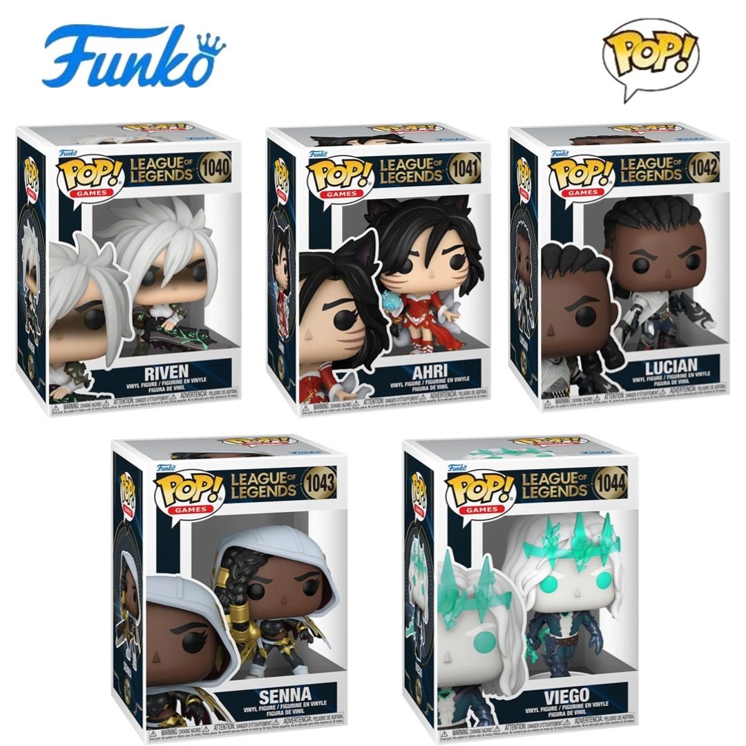 Funko POP英雄联盟游戏LOL锐雯 阿狸 赛娜卢锡安 佛耶戈人偶手办