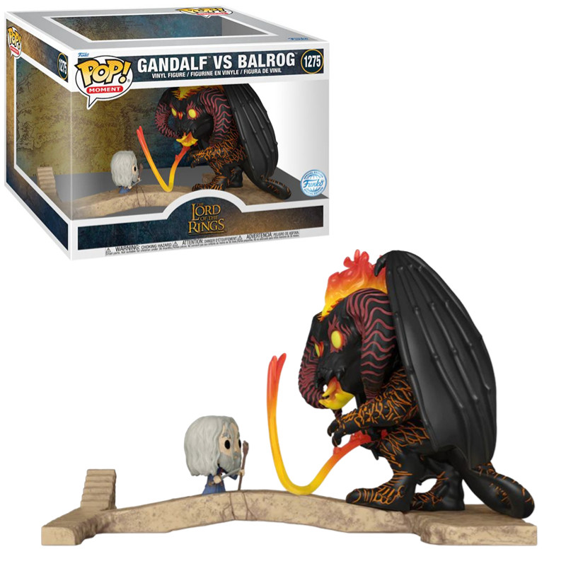 Funko pop 指环王魔戒The Lord of the Rings甘道夫对战炎魔公仔