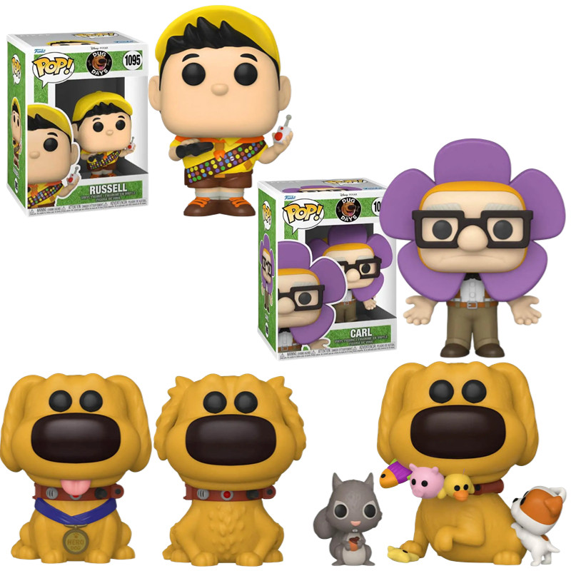 Funko pop飞屋环游记外传UP Dug Days逗逗狗罗素卡尔公仔手办