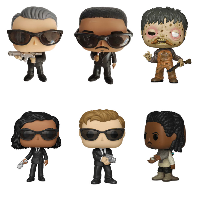 funko pop黑衣人men in black公仔手办j探员老k 特工h m连体兄弟