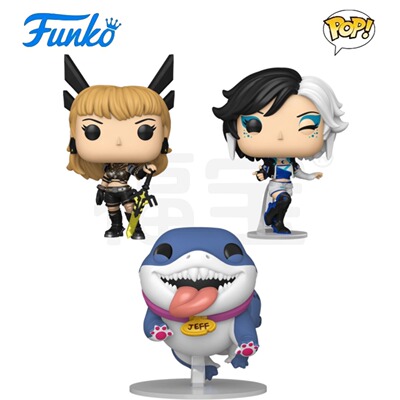 Funko POP漫威争锋Marvel Rivals 游戏周边陆行鲨魔剑客冰月手办
