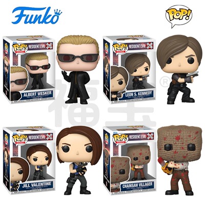 Funko POP 生化危机Resident Evil周边里昂 阿尔伯特 吉尔手办