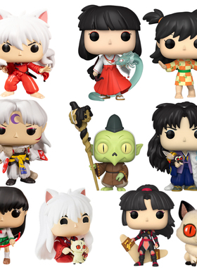 funko pop犬夜叉Inuyasha杀生丸 戈薇 云母桔梗 珊瑚公仔手办人偶