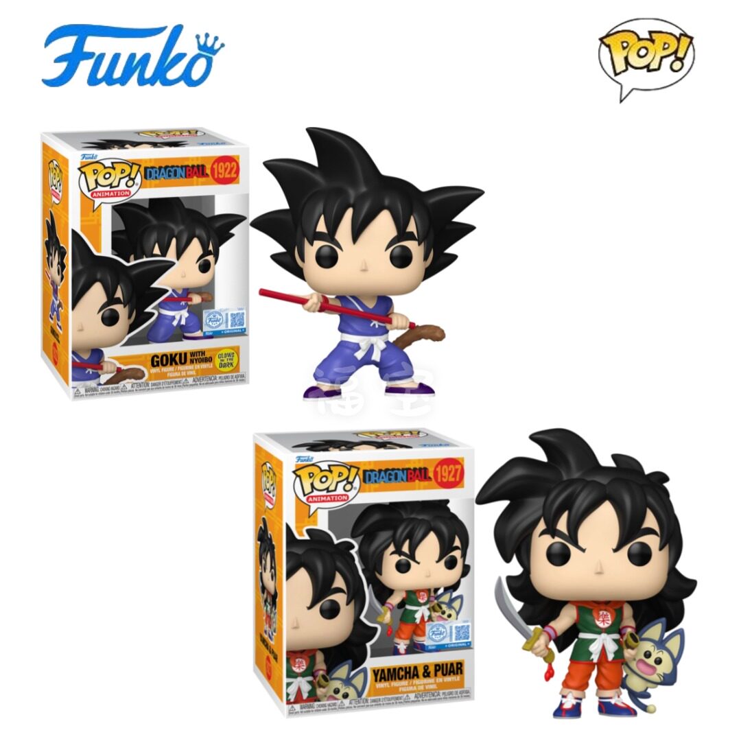 Funko POP 七龙珠Dragon Ball周边孙悟空 雅木茶与普尔公仔手办