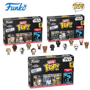 Funko Bitty星球大战Star Wars周边迷你卢克欧比旺莱娅公仔手办
