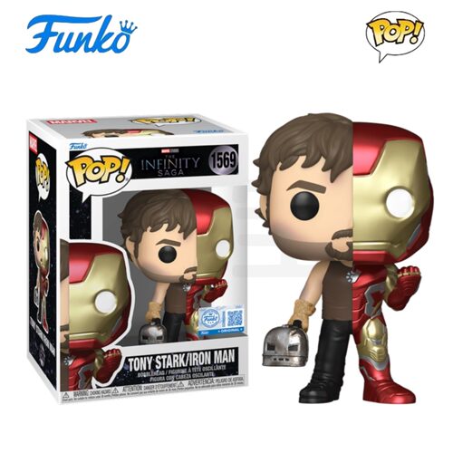 Funko POP漫威Marvel: The Infinity Saga钢铁侠托尼·斯塔克手办