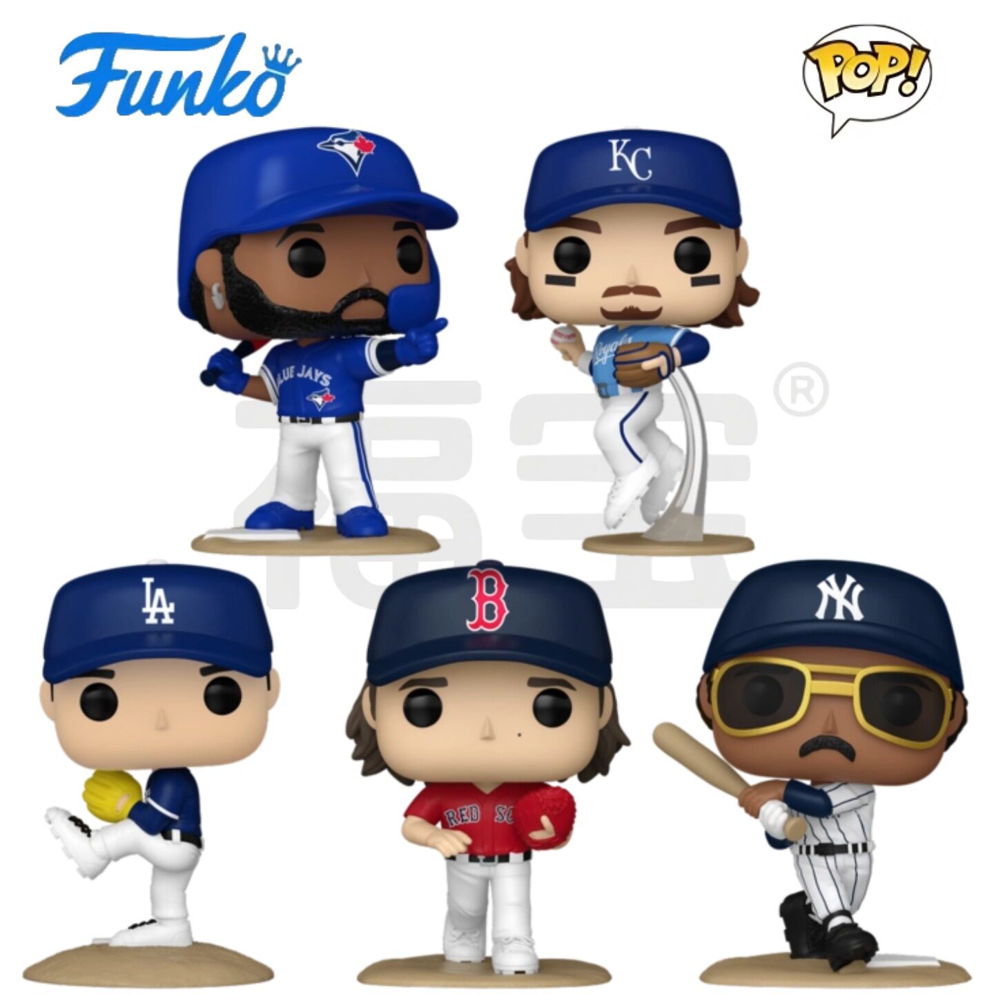 Funko POP棒球MLB周边鲍比 雷吉 大谷翔平 罗曼 小弗拉迪米尔手办