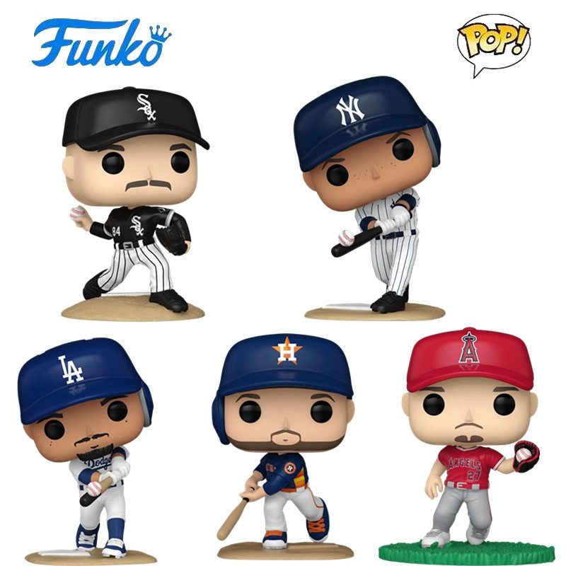 Funko POP美国职棒球大联盟MLB公仔Dylan Cease Mookie Betts手办