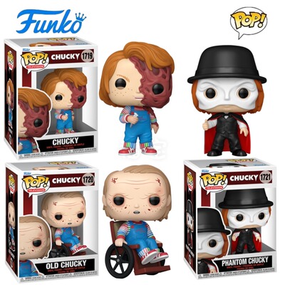 Funko POP鬼娃恰奇Chucky周边烂脸老年假面恰吉惊悚手办公仔