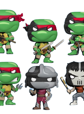 FUNKO POP 漫画TEENAGE MUTANT NINJA TURTLES忍者神龟公仔手办