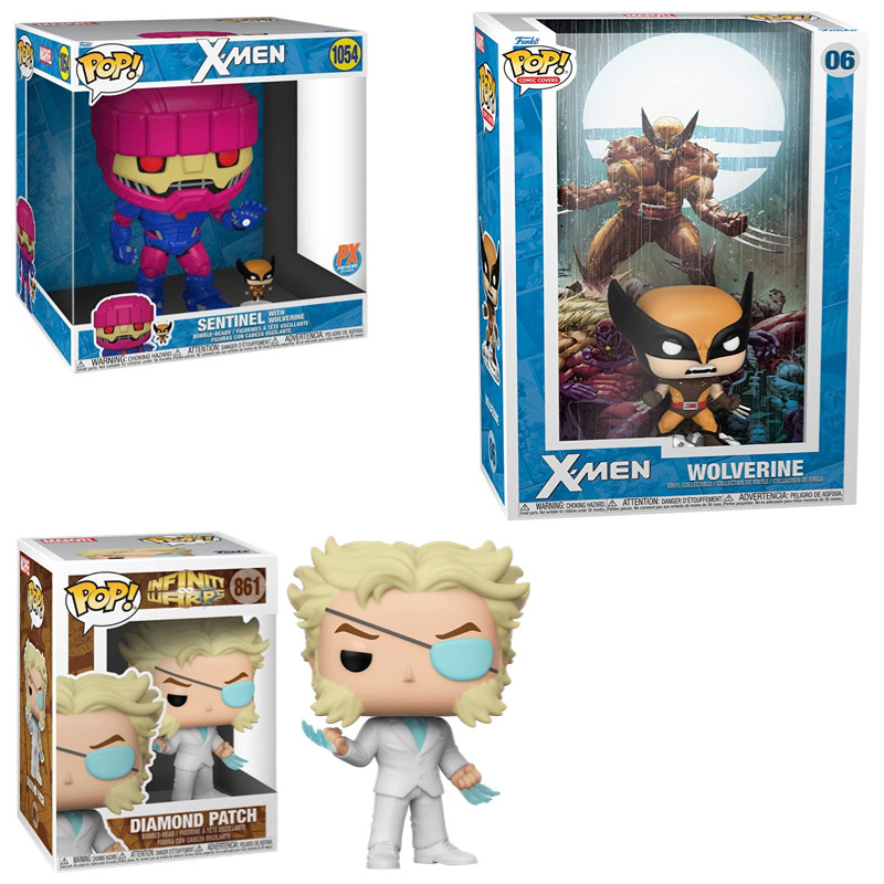FUNKO漫威金钢狼收藏卡通公仔