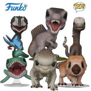 World 重生Jurassic Rebirth扭曲霸王龙手办 POP侏罗纪世界 Funko