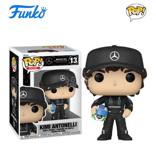 Funko POP F1赛车手梅赛德斯奔驰车队安东内利Kimi Antonelli手办