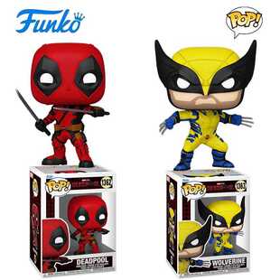 Funko POP死侍3Deadpool & Wolverine金刚狼摇头手办玩具人仔周边