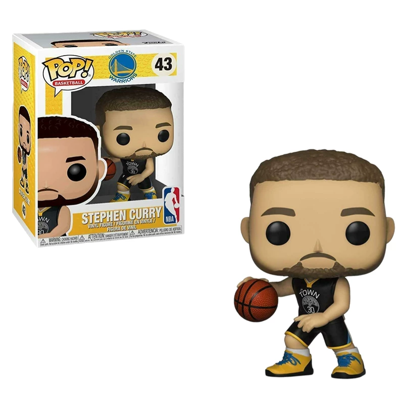 Фигурка FUNKO POP баскетбол NBA звезда Стивен Карри, кукла, рукописный надпись