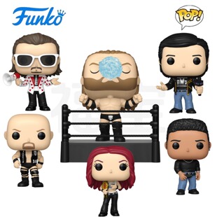 Funko POP WWE美国职业摔跤周边Triple H  Jimmy Hart Lita手办