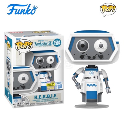 Funko POP漫威神奇4侠The Fantastic Four周边H.E.R.B.I.E手办