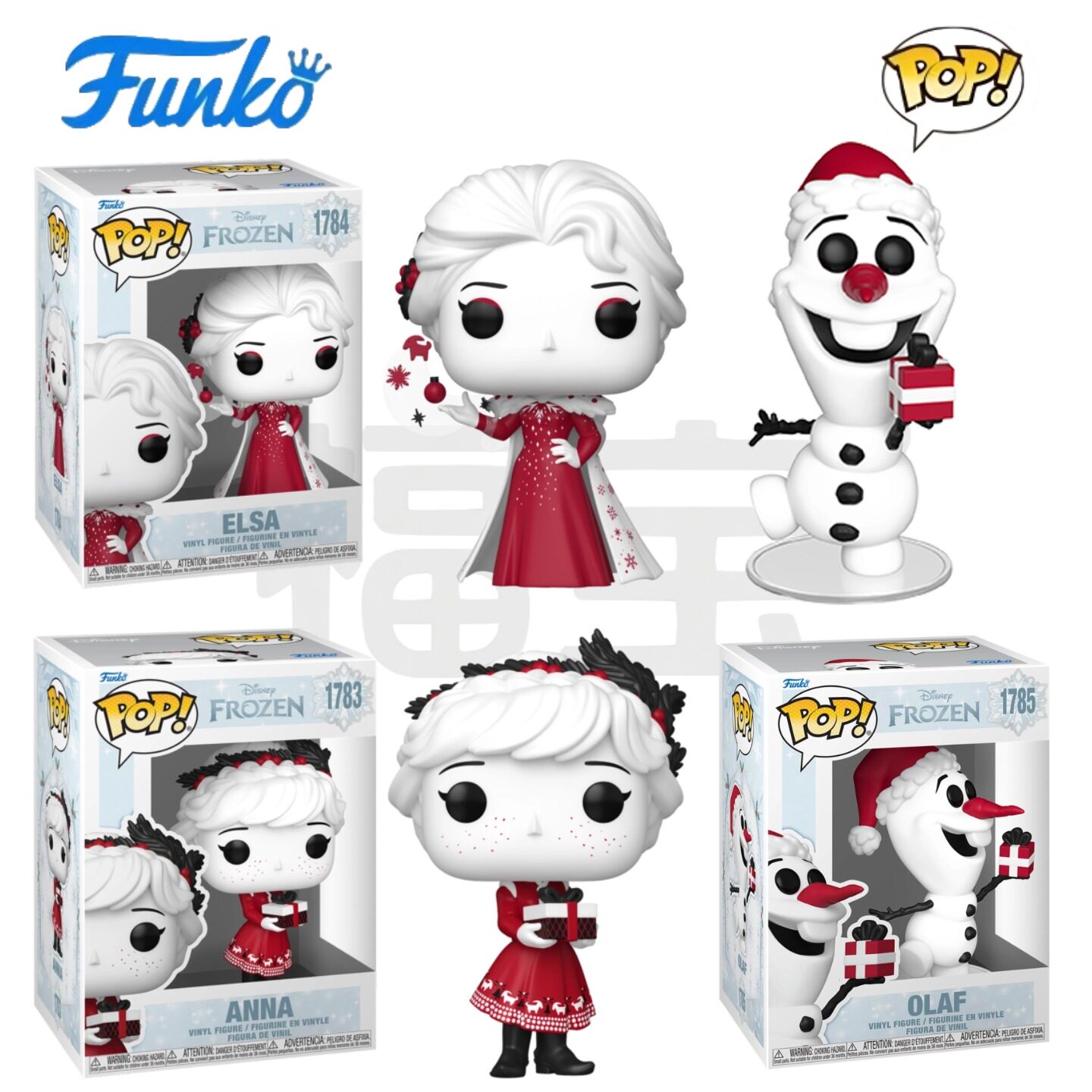 Funko POP 冰雪奇缘Frozen周边艾莎 安娜 雪宝潮玩手办礼物公仔