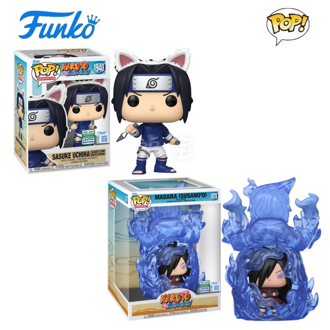 Funko POP火影忍者Naruto宇智波佐助宇智波斑须佐能乎手办人偶