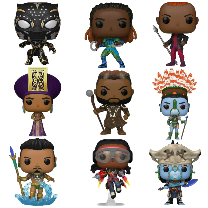 Funko pop女黑豹2Black Panther周边公仔手办苏睿 奥克耶 纳摩