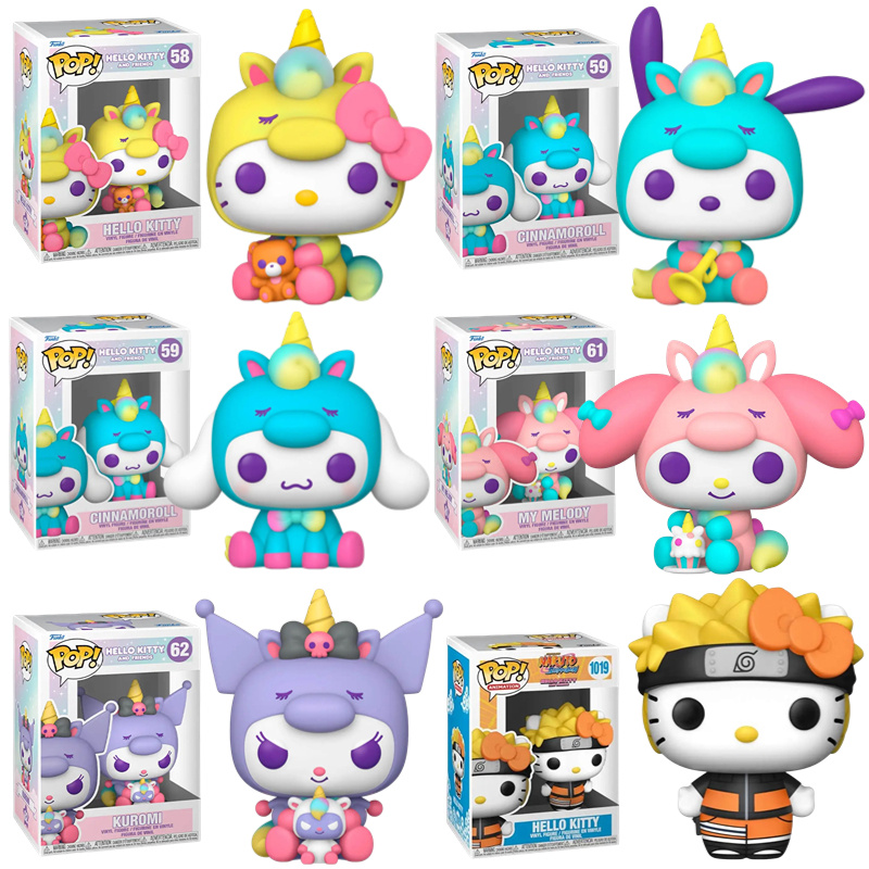 FUNKO凯蒂猫三丽鸥家族公仔手办