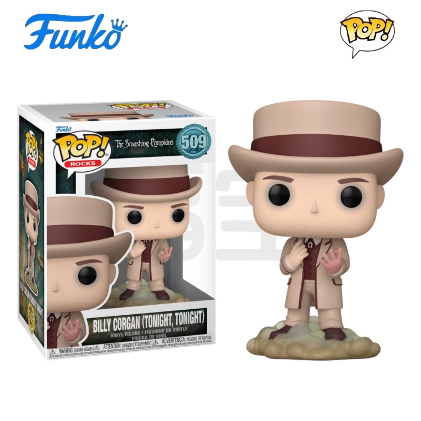 Funko POP 碎南瓜乐队The Smashing Pumpkins比利 科根潮玩手办